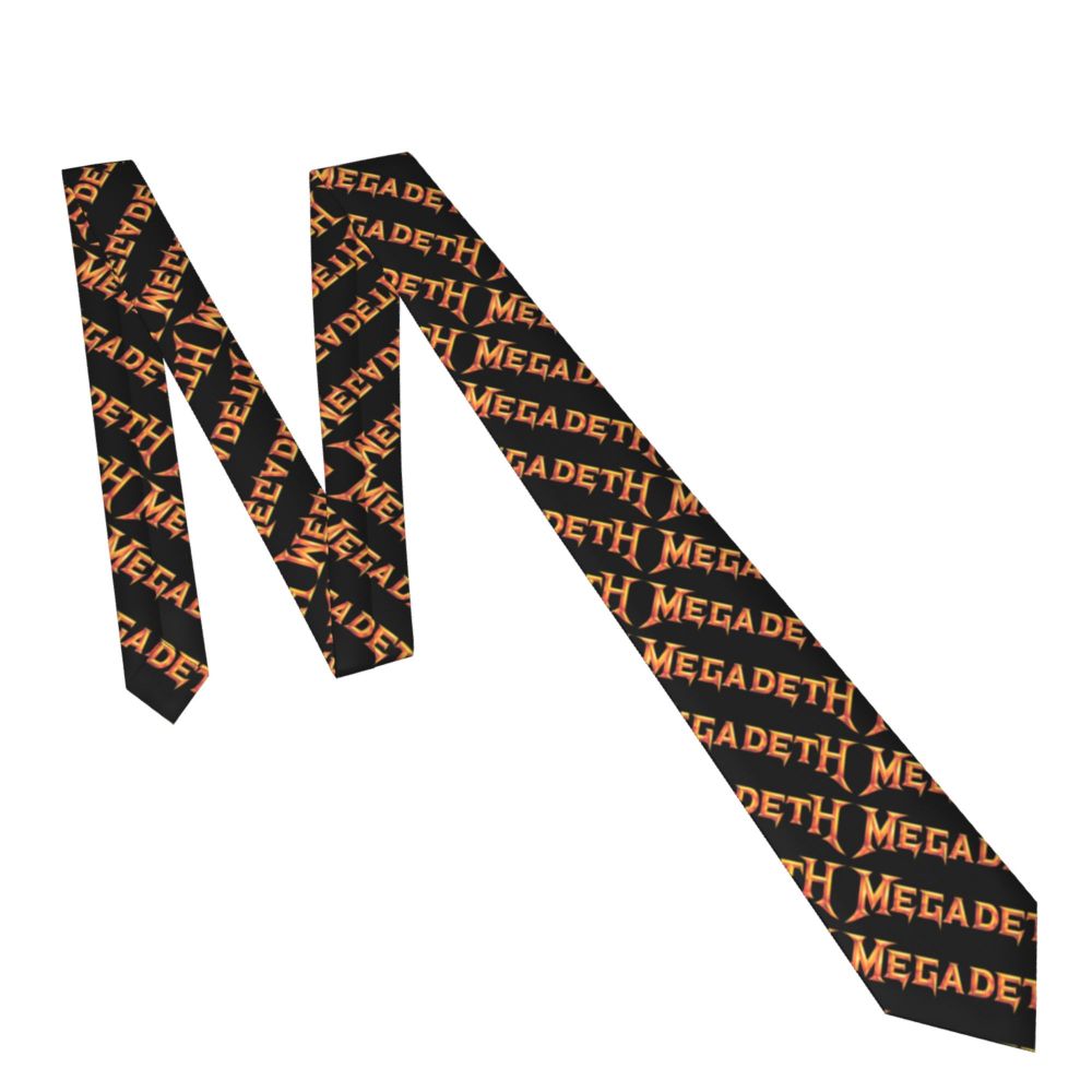 Slipknots Neckties Men's Customized Silk Heavy Metal Rock Music Gift Neck Tie for Office