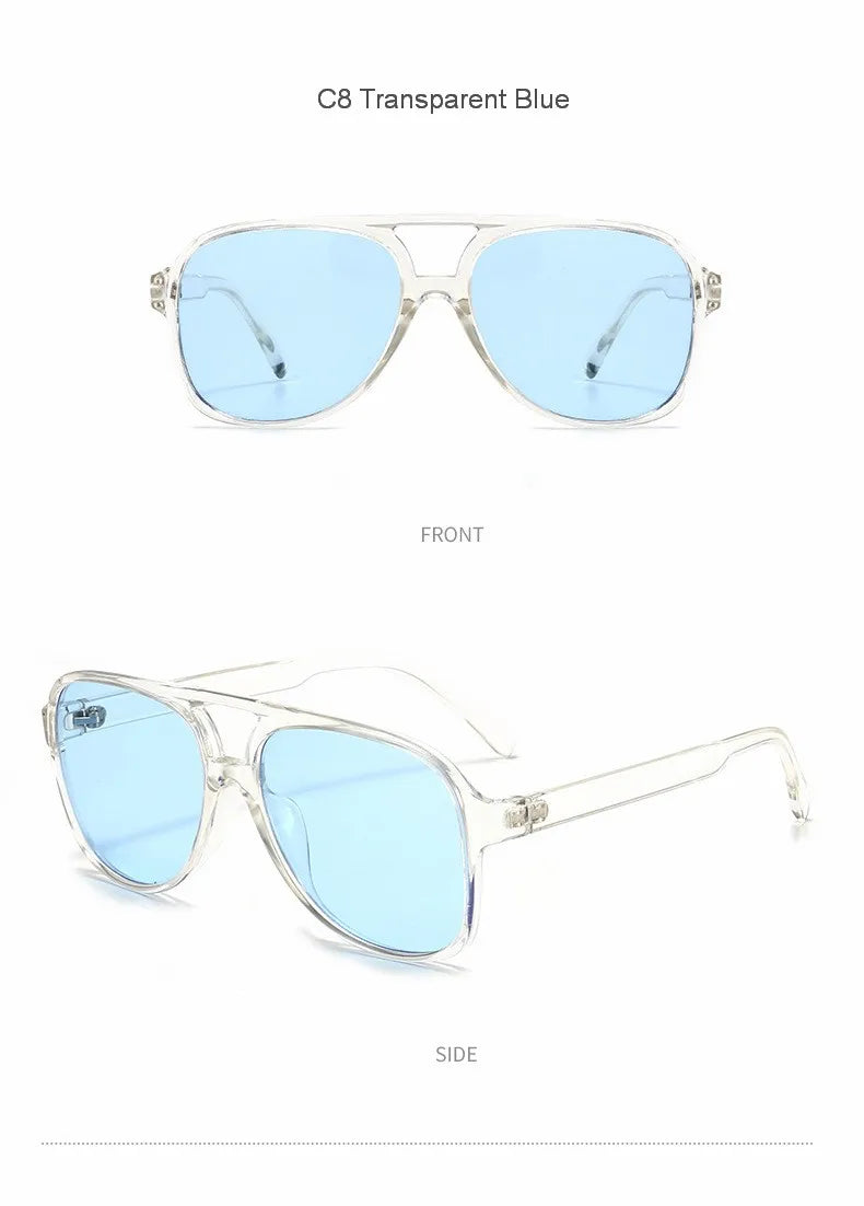 2024 Pilot Polarized Women Sunglasses For Men Retro Sun Glasses Aviation Plastic Female Eyewear Lentes De Sol Mujer UV400