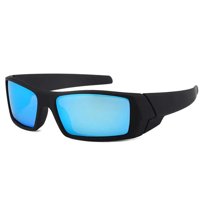 Polarized Sunglasses For Sports Sunglasses Trendy Retro Rectangular Wrap Around Vintage Uv380 Eye Protection Fishing Glasses