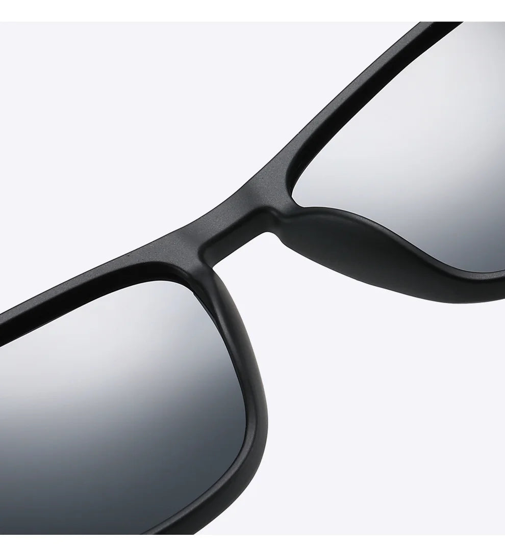 Luxury Men Women Driving Travel Polarized Sunglasses Fashion Brand Design Square Vintage Sun Glasses TR90 Frame Eyewear UV400