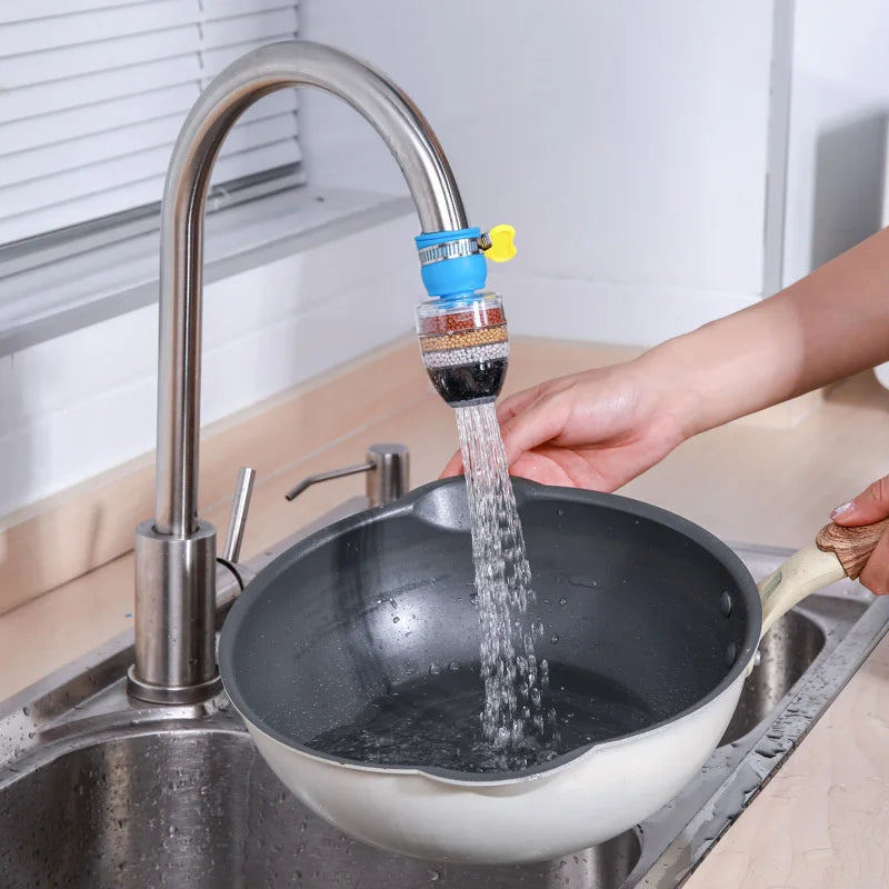 Universal Water Filter 6 Layers Faucet Filter Kitchen Foamer Shower Water Purifier for Bathroom Household Kitchen Accessories