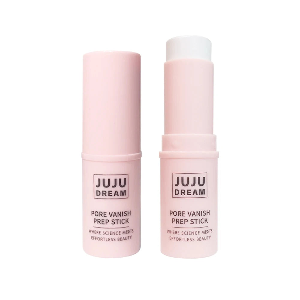 Face Primer Stick with Matte Blur Effect, Hydrating Shimmer Texture for Pore Covering, Oil Control and Lightweight Finish