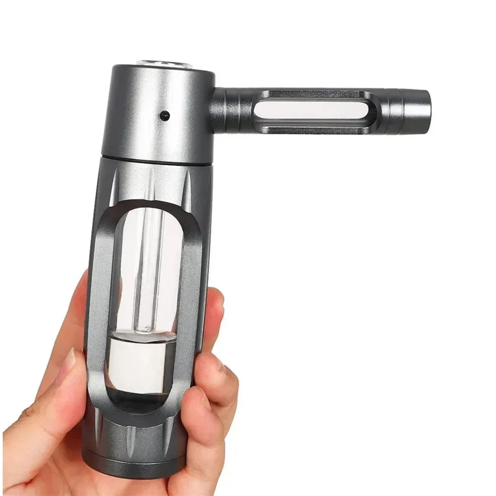 Handheld Smoking Pipe Grass Hookah Set with Dry Burning Glass Tobacco Bowl Cigarette Filters Shisha Pipes Smoke Accessories