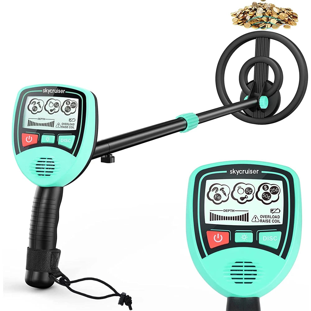 Metal Detector MD-1012 Underground Beach Treasure Hunter Detector Tool Gold Finder Metal Seeker Beginner Parents-Kids Gift