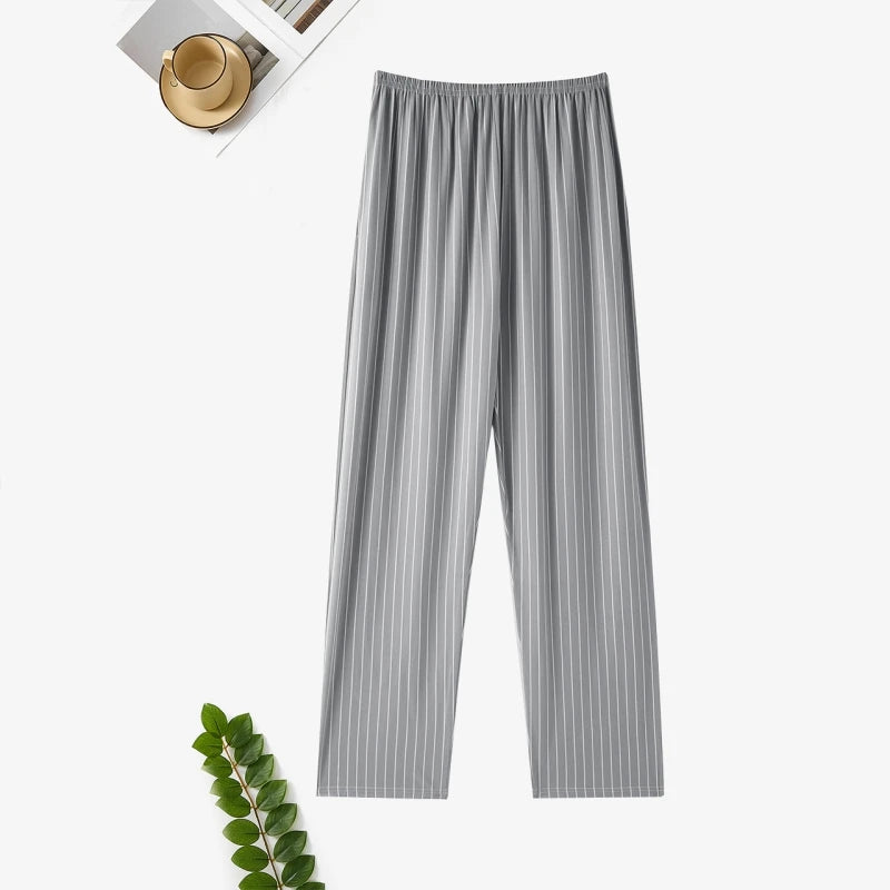 Pajama Pants Men's Spring and Autumn Loose Casual Trousers Home Pants Men's Home Pants Can Be Worn Outside