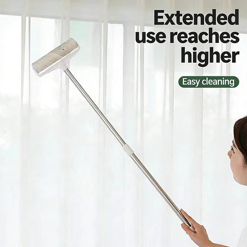 Adjustable Handle 93cm Lint Roller With Adhesive Sheet Powerful Cleaning Aid For Pet Hair
