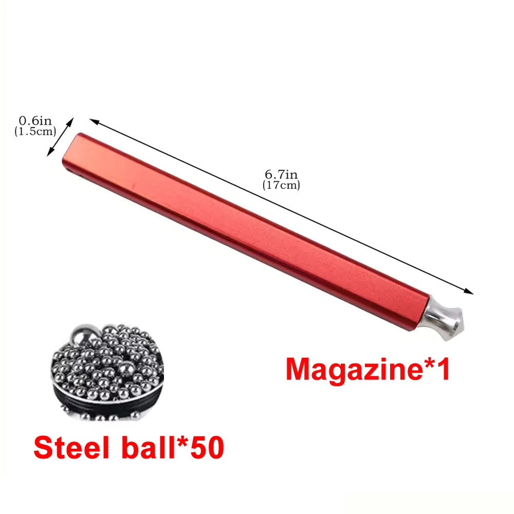 G5 Slingshot Can Automatically Fire Multiple Rounds of All Metal Automatic Bead Rapid Fire Slingshot with Rubber Band