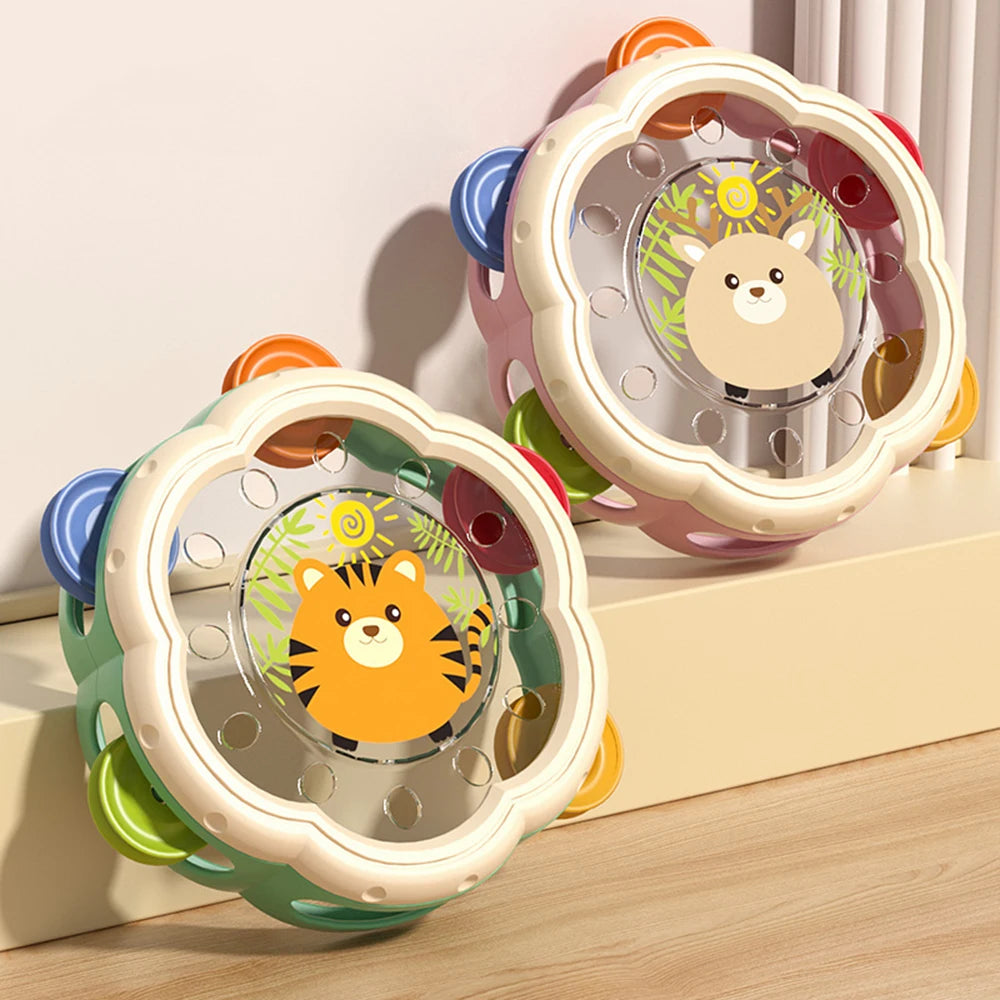 Montessori Musical Instruments Hand Drum Shaking Rattles Infant Kids Harmonica Music Educational Toys Baby Toys 6 12 Months