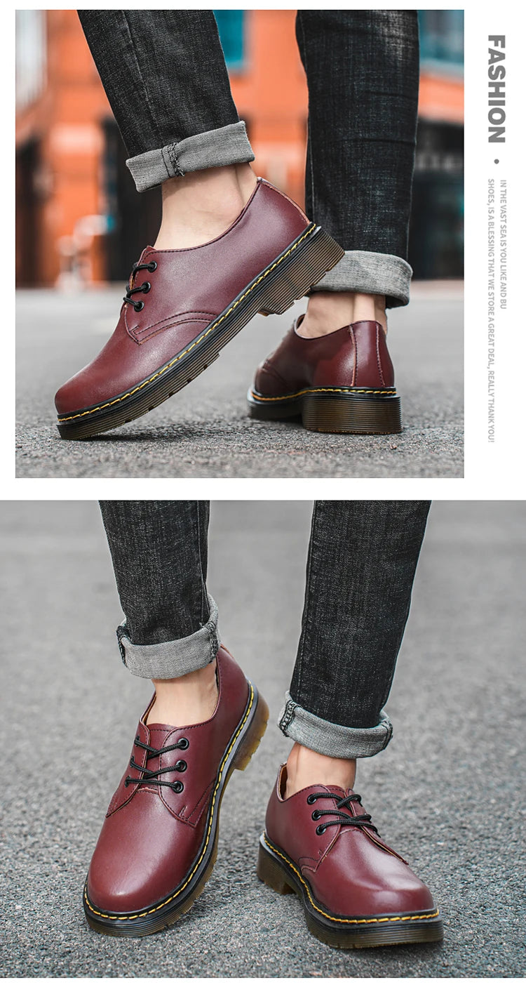 Men's genuine leather formal shoes work shoes classic business casual leather shoes fashionable women's shoes plus size shoes