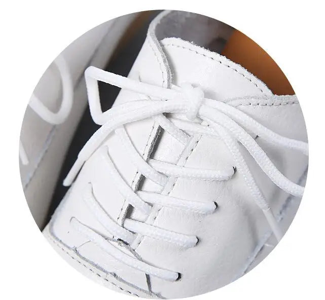Genuine Leather 2024 Summer Loafers Women Casual Shoes Moccasins Soft Pointed Toe Ladies Footwear Women Flats Shoes White