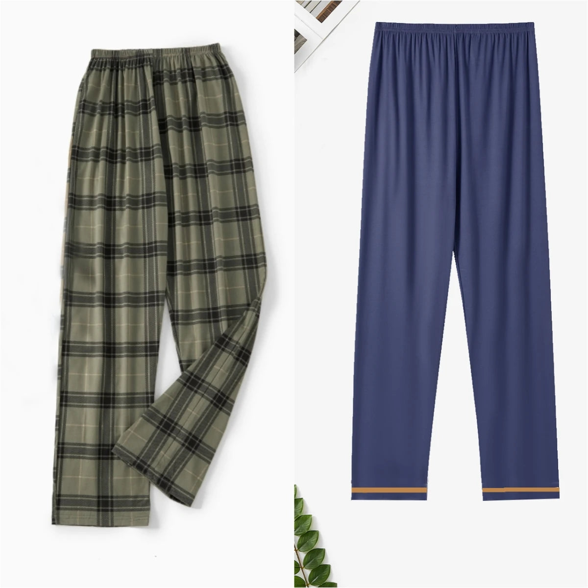 Pajama Pants Men's Spring and Autumn Loose Casual Trousers Home Pants Men's Home Pants Can Be Worn Outside