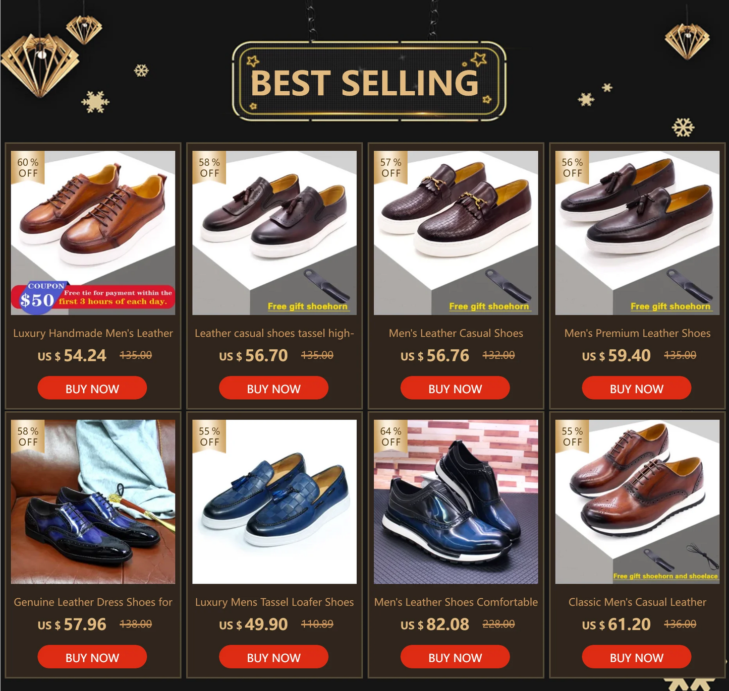 Genuine Leather Casual Men's Shoes High-grade Handmade Fashion Comfortable Leather Shoes Daily Dating Loafers Formal Party Shoes