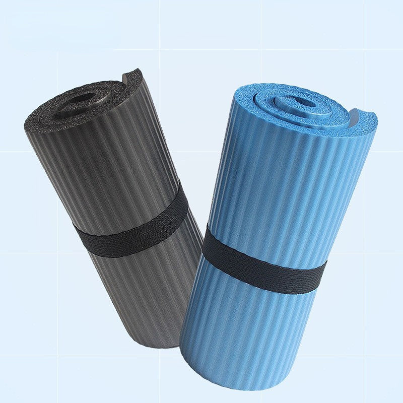 1.5 Cm Extra Thick Yoga Mat Comfortable Non-slip Shock Absorbing Elbow Mat Knee Mat  Exercise Slimming Pilates Gymnastics Mat