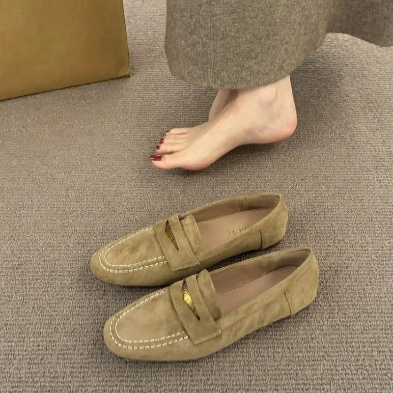 2026 New Flat Bottom Shoes Women's Lightweight and comfortable high-quality single shoes Casual Shoes Autumn Fashion