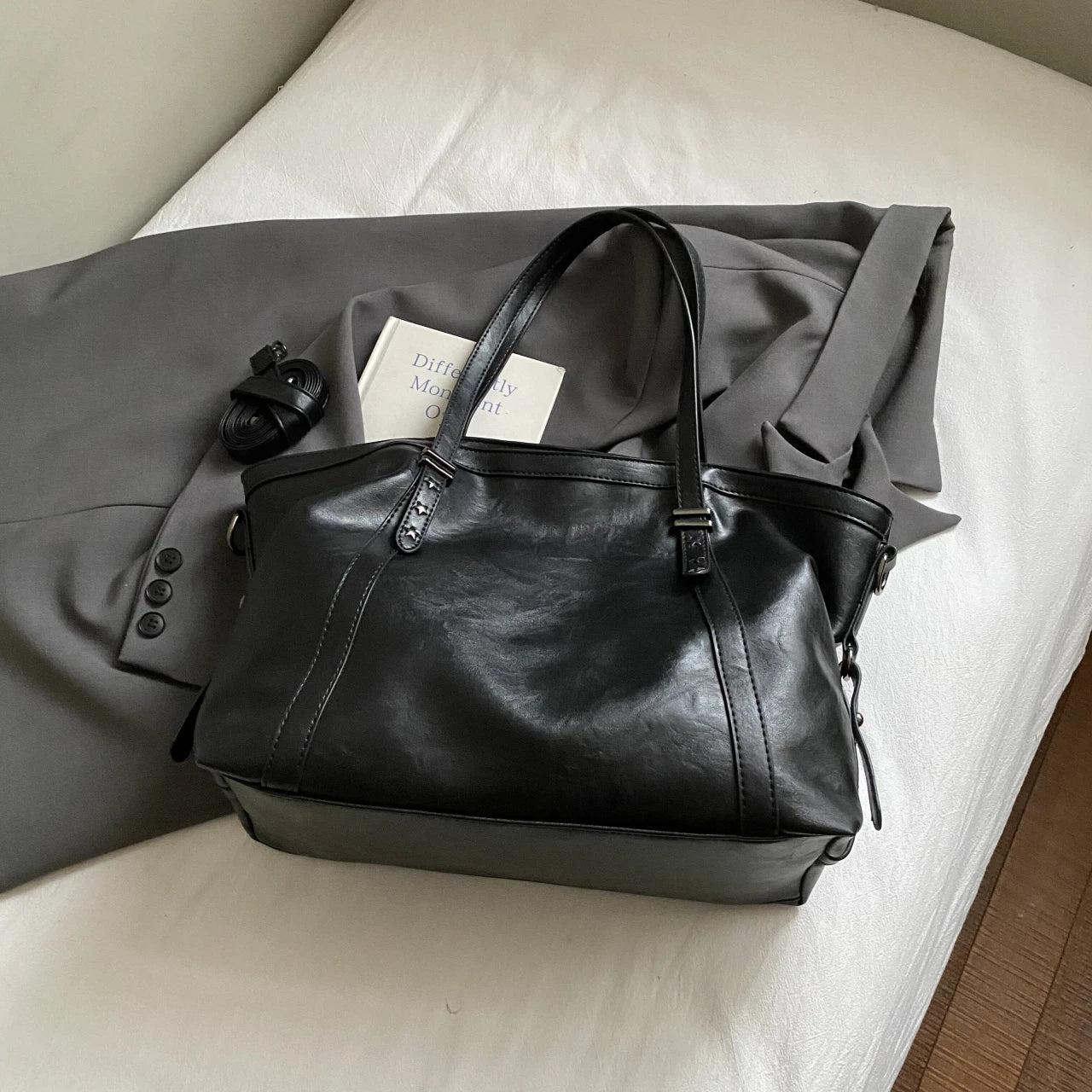 Women's Bag Large Capacity Shoulder Bags High Quality PU Leather Handbags and Purse Female Retro Tote Bags sac a main femme