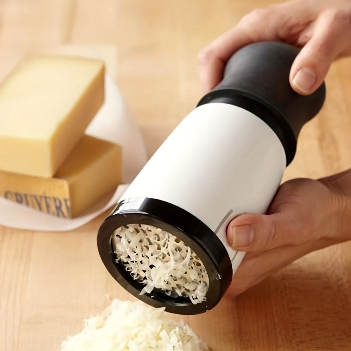 1pc-Hand-Cranked Rotating Cheese Grater Creative Kitchen Cheese Shredder Multi-functional Cheese Grater for Kitchen