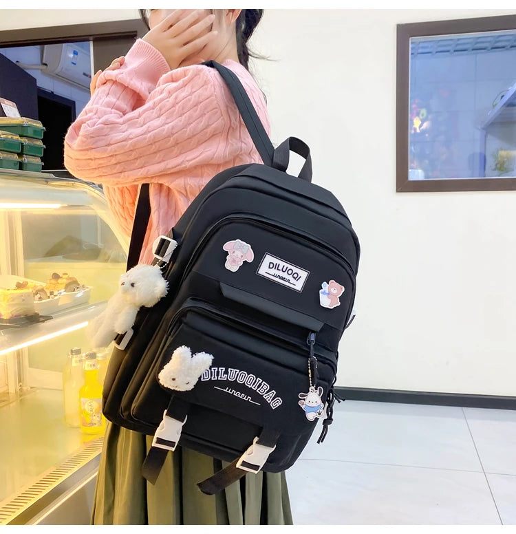Backpacks Tuition Bag Pencil Case Crossbody Bag High Capacity School Bags 2024 Hot Sale for Girls and Boys Mochilas Escolares