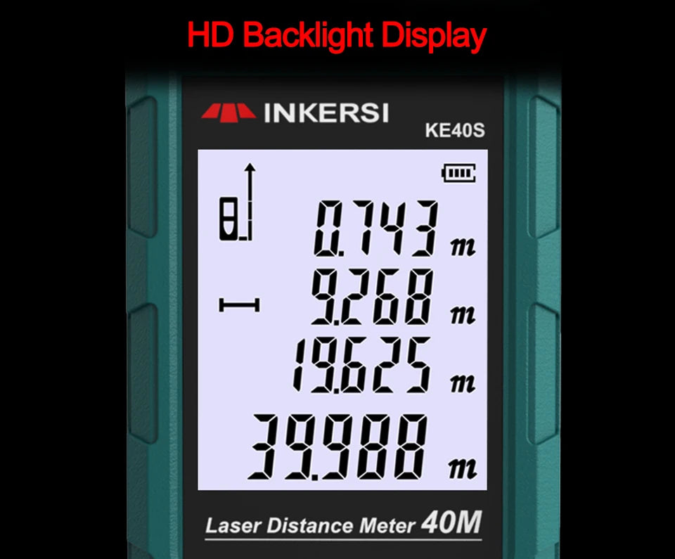 Laser Distance Meter Digital Rangefinder Roulette Trena Measuring Tape Construction Tool Laser Tape Measure Range Finder