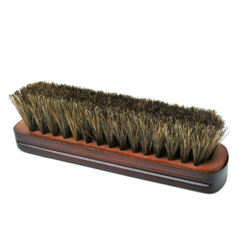 Scraping Tool, Horse Hair Bristles, 1Pc, Horsehair Shoe Brush, Shine Brushes for Boots, Shoes & Other Leather Care Brush