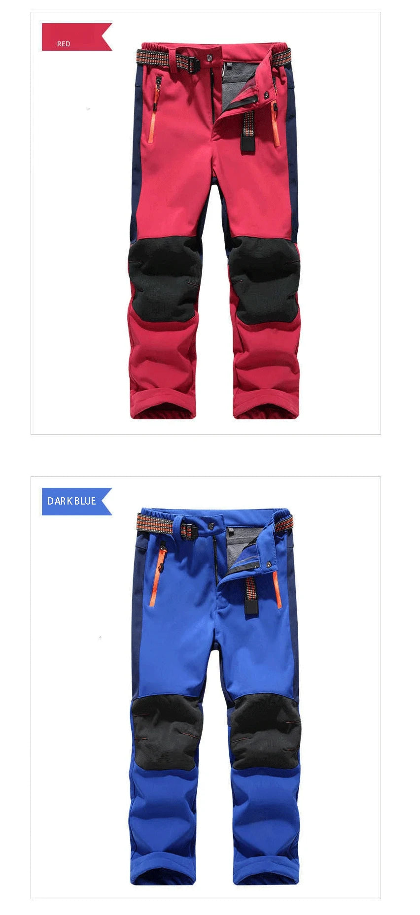 new spring windproof waterproof children outdoor kids pants boys girls soft shell pants warm teens climbing pants sweatpants