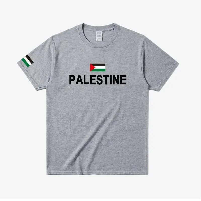 Palestine Palestinian National flag t shirt Fashion Jersey Nation Team 100% Cotton T-shirt Tees Country Sporting Gyms PS PSE Top