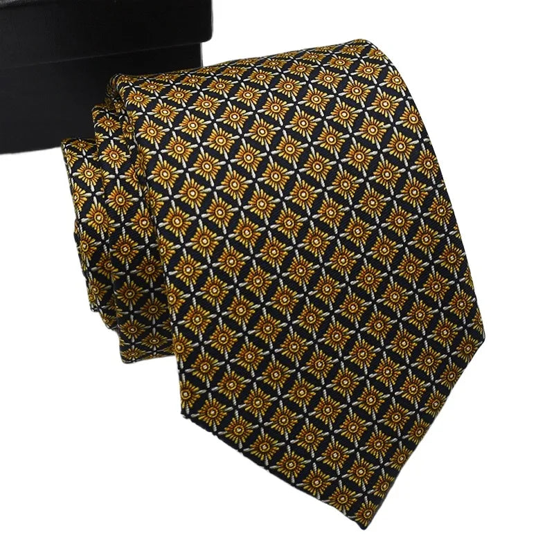 Super Soft Imitation Silk Ties Men's Fashion 8cm Necktie For Men Wedding Business Meeting Gravata Colorful Novelty Printing Tie