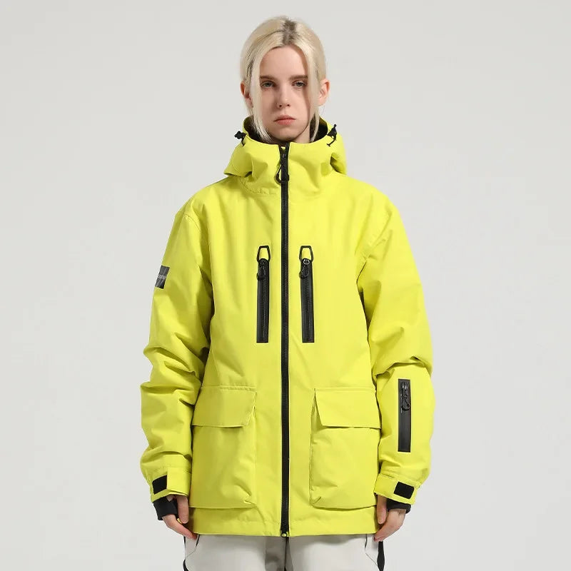 Winter New Skiing Jackets Thickened Warm Winter Clothes Outdoor Sport Waterproof Jackets Loose Couple Snow Coats Snowboard Tops
