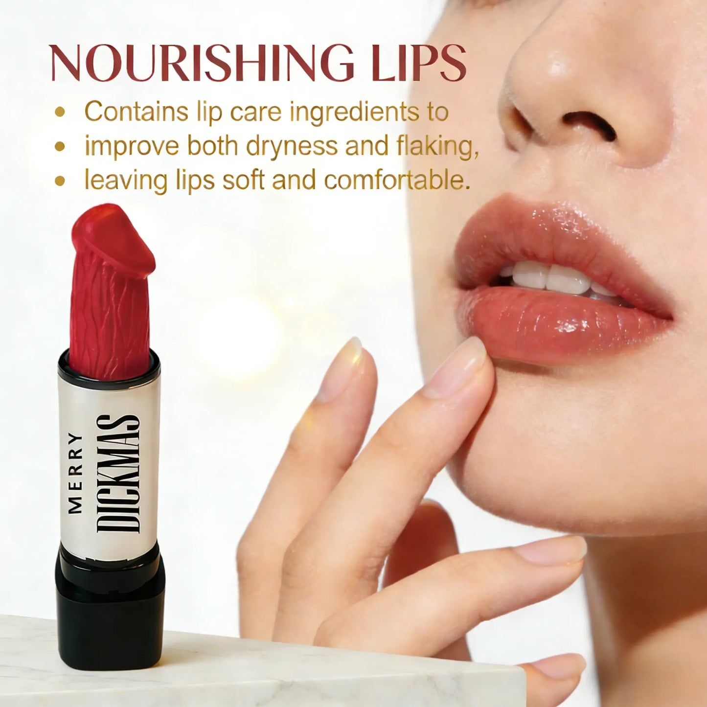 Secret Party Christmas Lipstick Long Lasting Matte Shimmer Silky Smooth Lipstick High Rendering Women Makeup Cosmetic