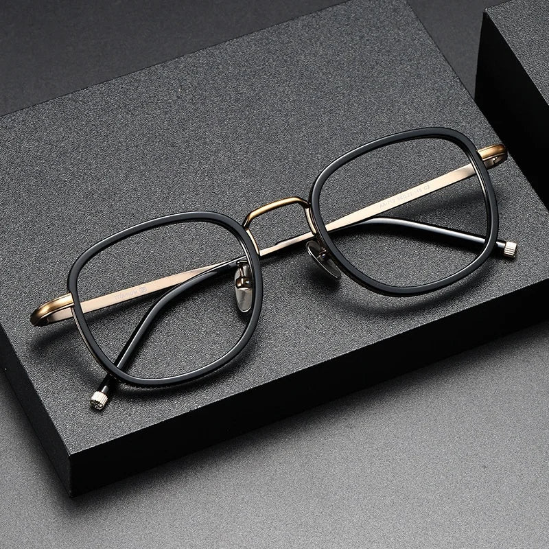 New Ultra-light Ttanium Glasses Frames Retro Designer Men's And Women's Glasses Frames Blue Ligh Optical Prescription Frames 712
