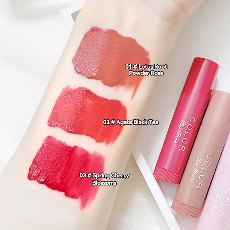 Colored Moisturizing Lip Balm Lipstick Moisturizing, Moisturizing, Diluting Lip Lines, Anti-drying Lip Balm