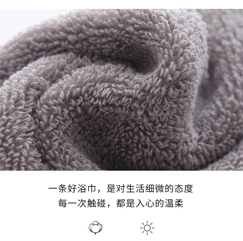 Large Cotton Super Absorbent Thick Towel Bath Towel Soft Bath Towel Comfortable Beach Towel face towel Household towels