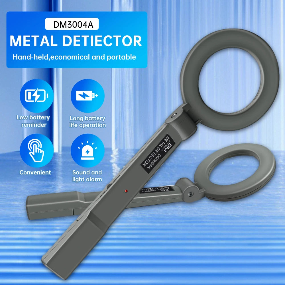 DM3004A Metal Detector Portable High Sensitivity Metal Detector Gold Silver Detector Gold Search Treasure Getector Gold Finder