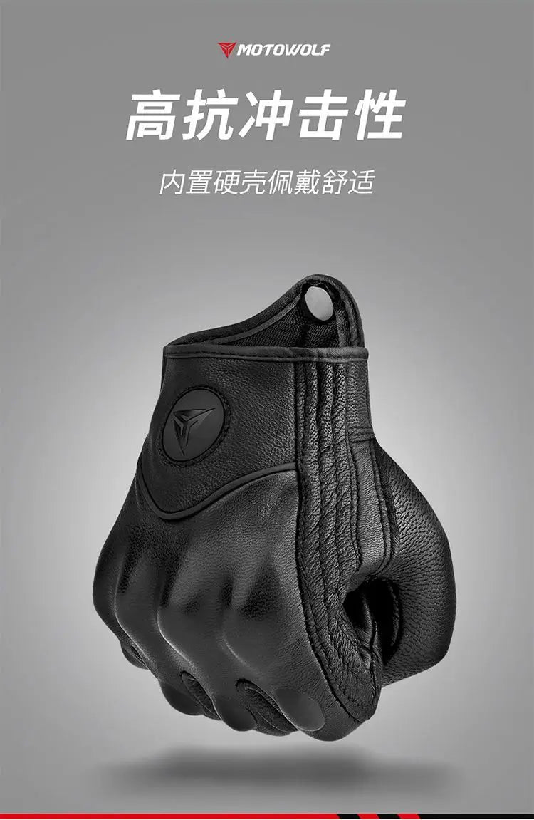 Motorcycle Gloves Waterproof Windproof Winter Warm Summer Breathable Touch Operate Guantes Moto Fist Palm Protect
