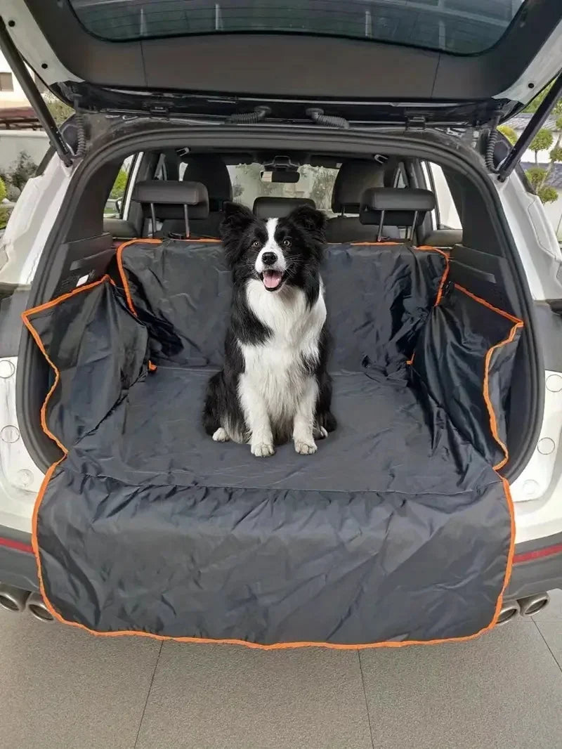 2025 Durable Polyester Auto Trunk Mat for Pets - Non-Slip, Scratch-Resistant, Easy-Clean Mat for SUVs and Cars, Pet Safety Mat