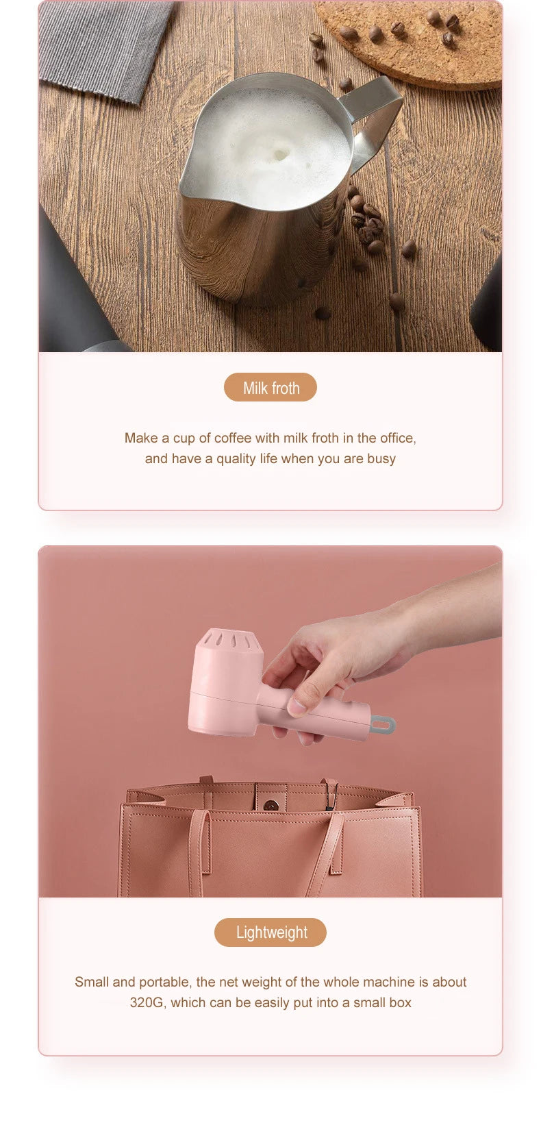 Portable Electric Food Mixer Wireless Hand Blender 3 Gear Speeds High Power Dough Blender Egg Beater Baking Kitchen Mixer Tools