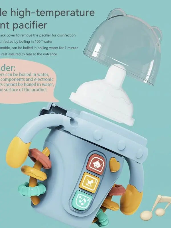 Electronic baby bottle-shaped toys/rattle toys/musical toys, songs/English words, suitable for babies over 18 months old, birthd