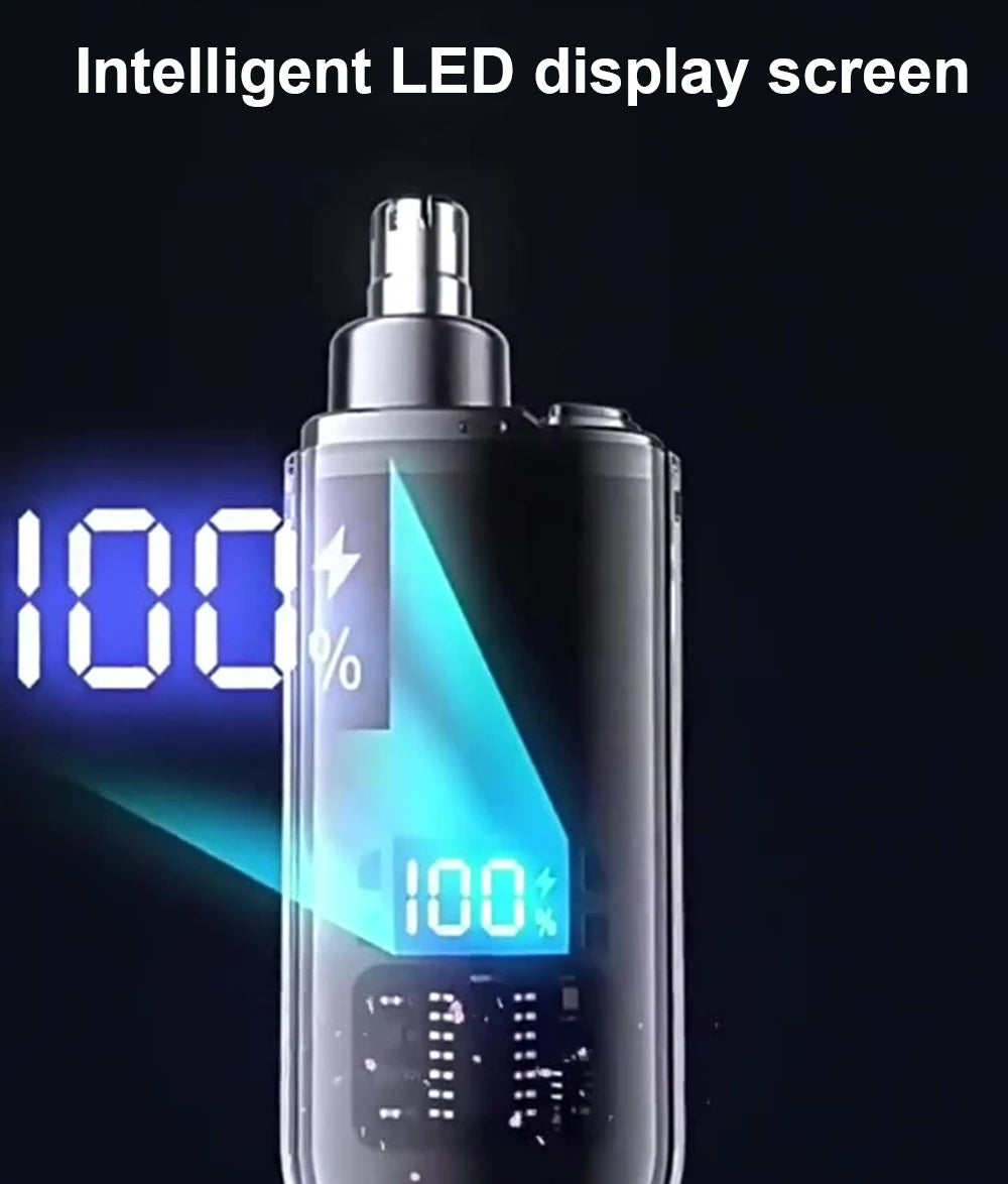 Nose Hair Trimmer for Men Portable Mini Nose Hair Remover USB Rechargeable Trimmer for Nose and Ears Electric Nose Hair Cutter