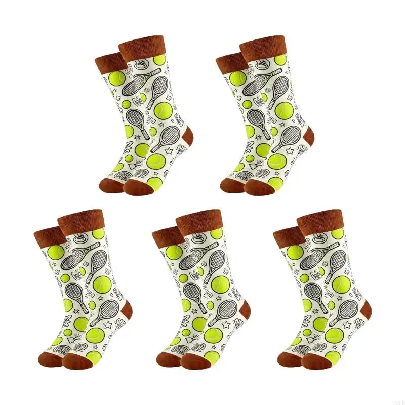 5 Pair Practical Breathable Sock Football Stockings Suitable for Reduce Fatigue and Improve Athletic Performances 69HD
