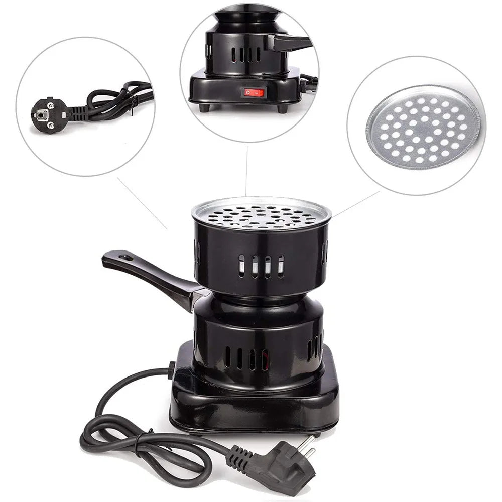Hookah Electric Stove Shisha Charcoal Burner Hot Plate Chicha Coal Starter Special Purpose with EU Plug Narguile Accessories