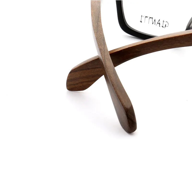 Women Vintage Wooden Glasses Frames Men Wood Eyeglass Frames Oversized Fashion Square Retro Rx Eyeglasses Frames Optical Eyewear