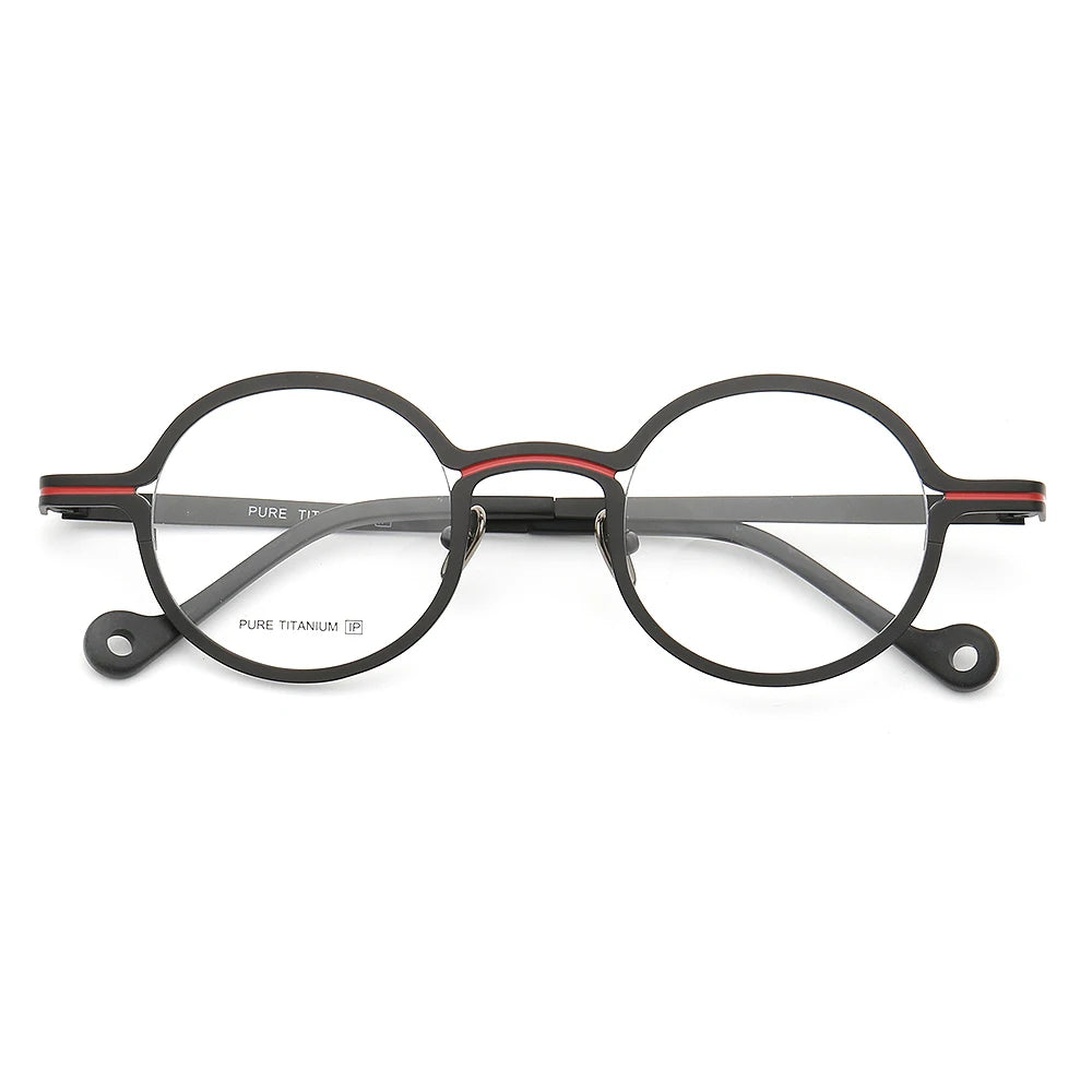 Retro Women Round Eyeglass Frames for Men Glasses Frames Pure Titanium Spectacles Fashion Optical Eyeglasses Frames Prescription