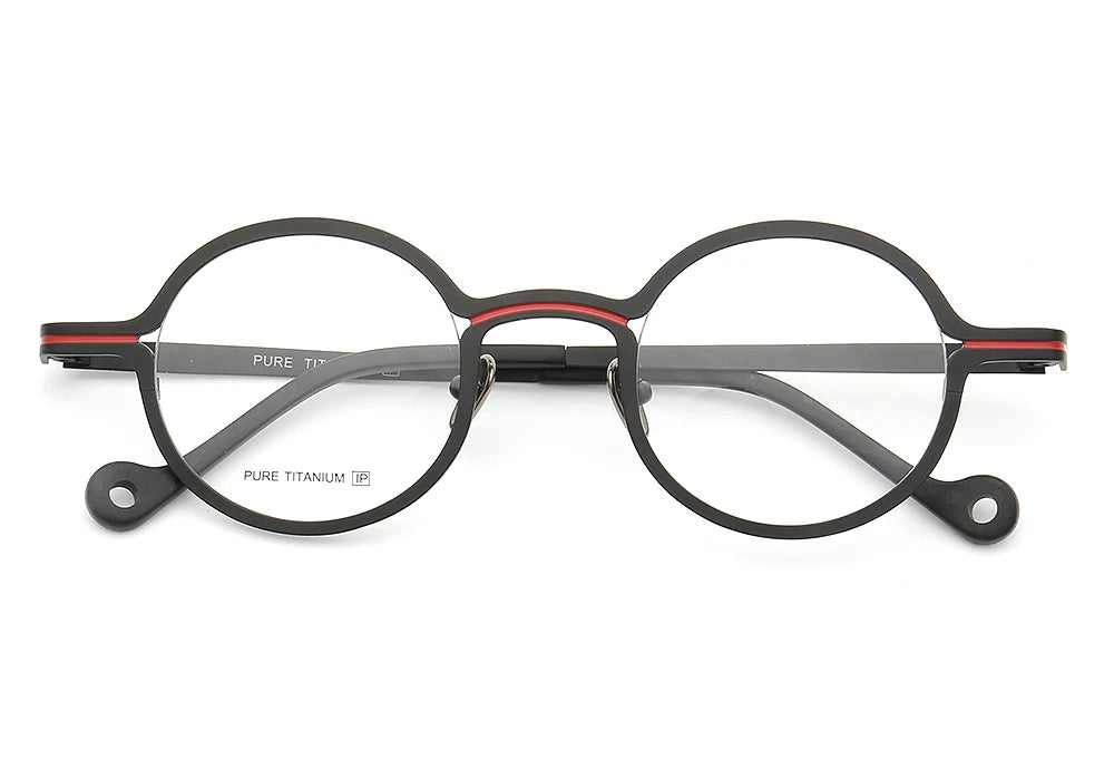 Retro Women Round Eyeglass Frames for Men Glasses Frames Pure Titanium Spectacles Fashion Optical Eyeglasses Frames Prescription