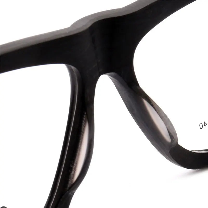 Women Vintage Wooden Glasses Frames Men Wood Eyeglass Frames Oversized Fashion Square Retro Rx Eyeglasses Frames Optical Eyewear