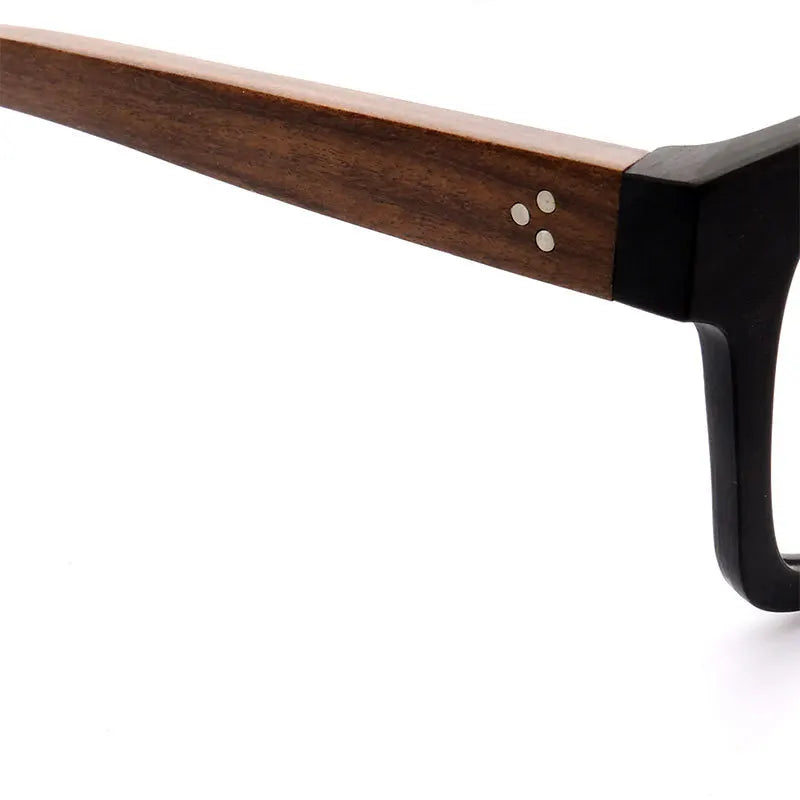 Women Vintage Wooden Glasses Frames Men Wood Eyeglass Frames Oversized Fashion Square Retro Rx Eyeglasses Frames Optical Eyewear
