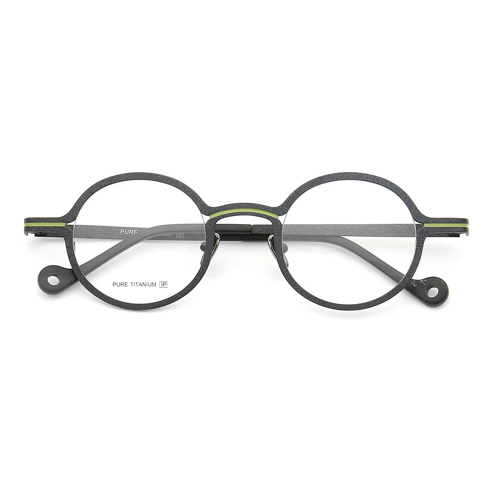 Retro Women Round Eyeglass Frames for Men Glasses Frames Pure Titanium Spectacles Fashion Optical Eyeglasses Frames Prescription