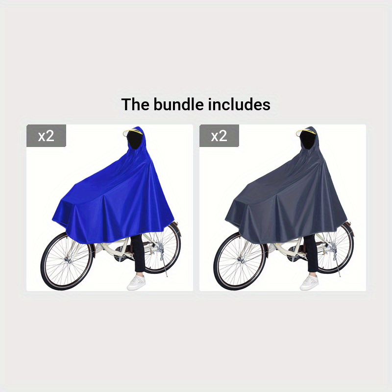 Lightweight Bicycle Rain Covers for Adults - Durable Nylon Half-Fold Design, Full Coverage & Rear Wheel Protection, Mixed Colors for Outdoor Travel, Hiking, Cycling - Halloween, Christmas, Thanksgiving, New Year, Spring Festi