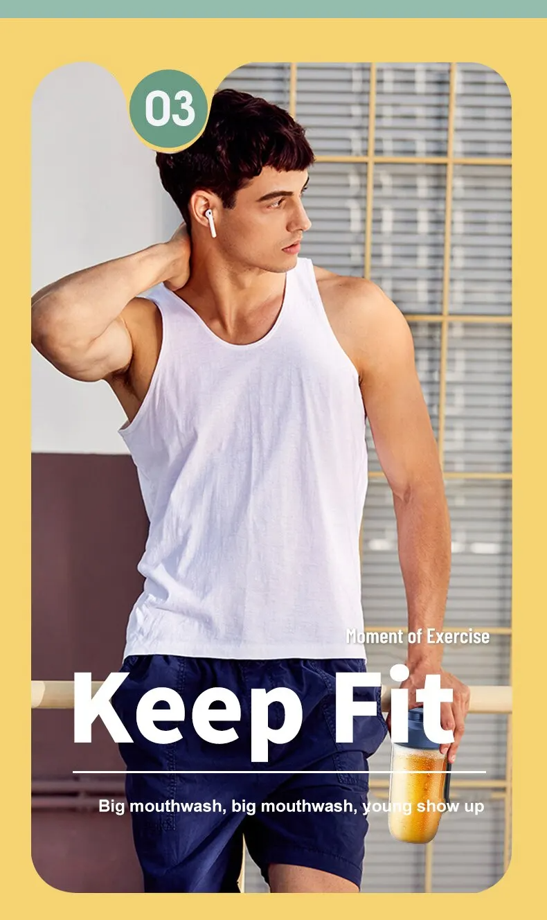 USB Rechargeable Portable Blender Dual Cup  Maker Electric Juicer Mixer 6 Blades Travel Kitchen Home Breakfast Fresh Fruit Juice