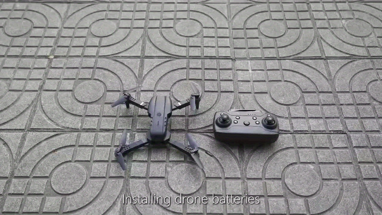 E88Pro HD Dual Camera Drone - Capture Stunning Aerial Photos with WIFI Connection, Optical Flow Height, One Key Return, and Long-Lasting Single Battery - Perfect Gift for Christmas, Halloween, and Thanksgiving