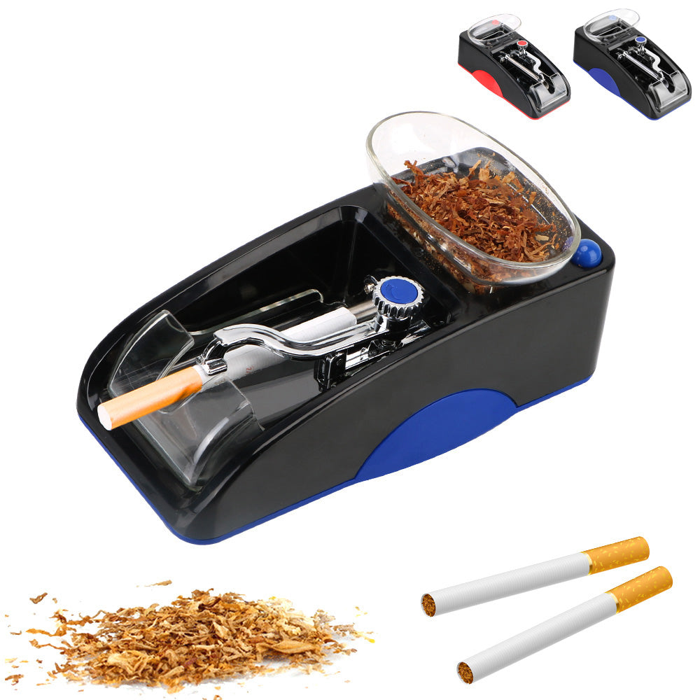 EU US Plug Smoking Accessories Smoking Tool DIY Injector Maker Cigarette Rolling Machine Tobacco Roller Electric Automatic