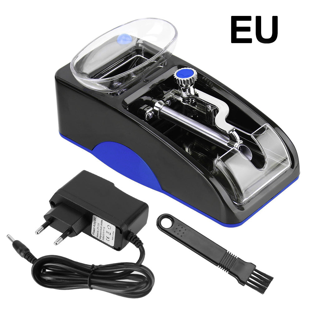 EU US Plug Smoking Accessories Smoking Tool DIY Injector Maker Cigarette Rolling Machine Tobacco Roller Electric Automatic